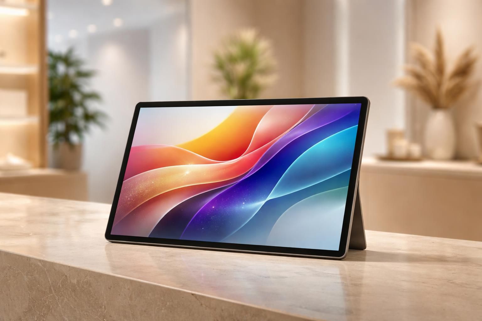 découvrez comment transformer votre tablette samsung en un écran d'affichage en continu discret pour promouvoir efficacement vos produits et services.