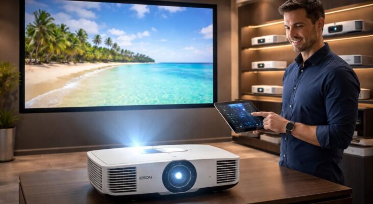 optimisez la qualité d'image de votre vidéoprojecteur epson en boutique grâce à nos réglages rapides et faciles pour une expérience visuelle exceptionnelle.