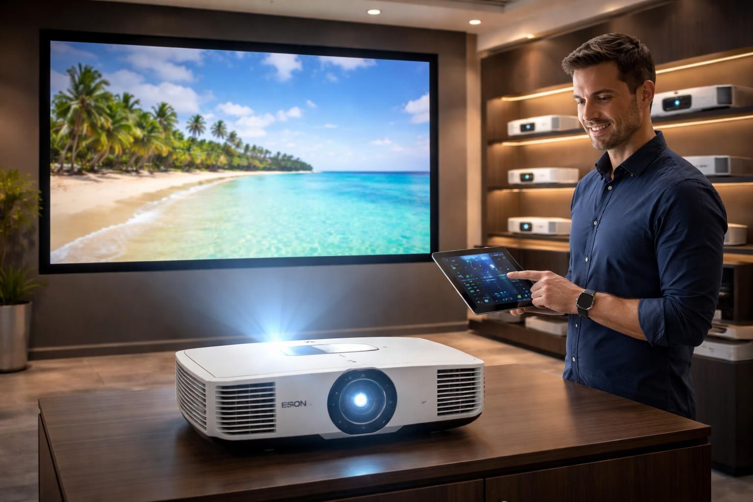 optimisez la qualité d'image de votre vidéoprojecteur epson en boutique grâce à nos réglages rapides et faciles pour une expérience visuelle exceptionnelle.