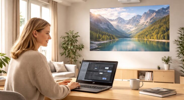 découvrez comment piloter facilement votre vidéoprojecteur depuis un pc portable acer dans notre showroom, pour une expérience sans stress et efficace.