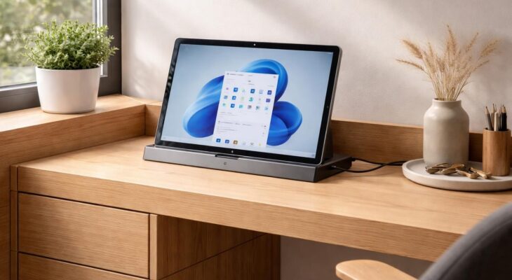 découvrez comment intégrer efficacement une tablette windows à votre mobilier en optimisant le dock, les câbles et les supports pour un aménagement fonctionnel et esthétique.