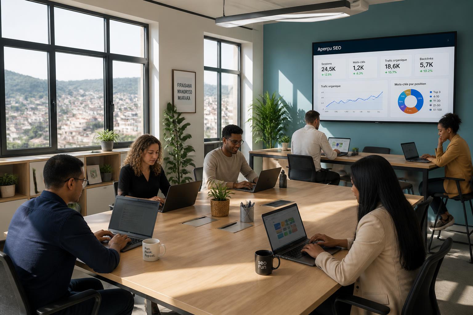 consultant seo à madagascar, agence spécialisée dans le placement d'assistants virtuels qualifiés pour entrepreneurs souhaitant optimiser leur visibilité en ligne et gagner en efficacité.