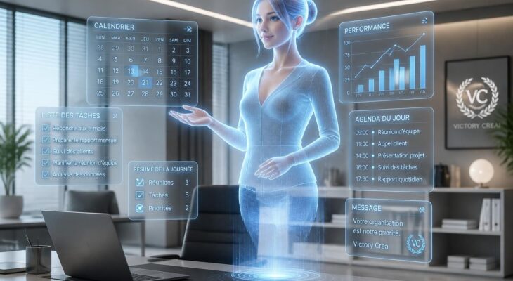 Une assistance virtuelle Victory Crea pour organiser plus efficacement votre entreprise
